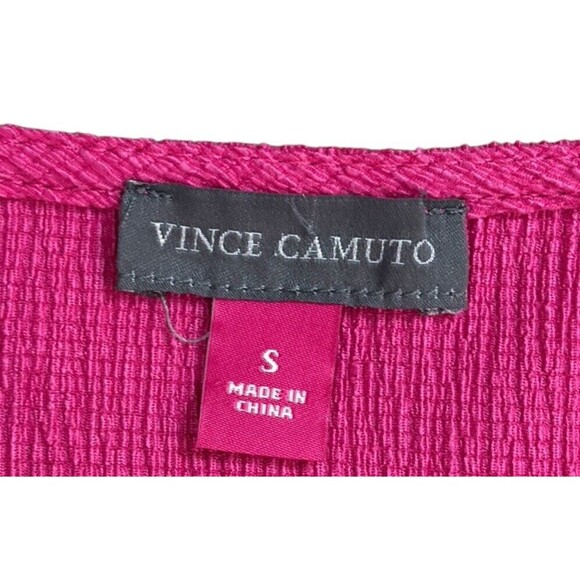 Vince Camuto Puff Sleeve Knit Top Women's Size Small Modern Pink 9121623 New! - Picture 12 of 16